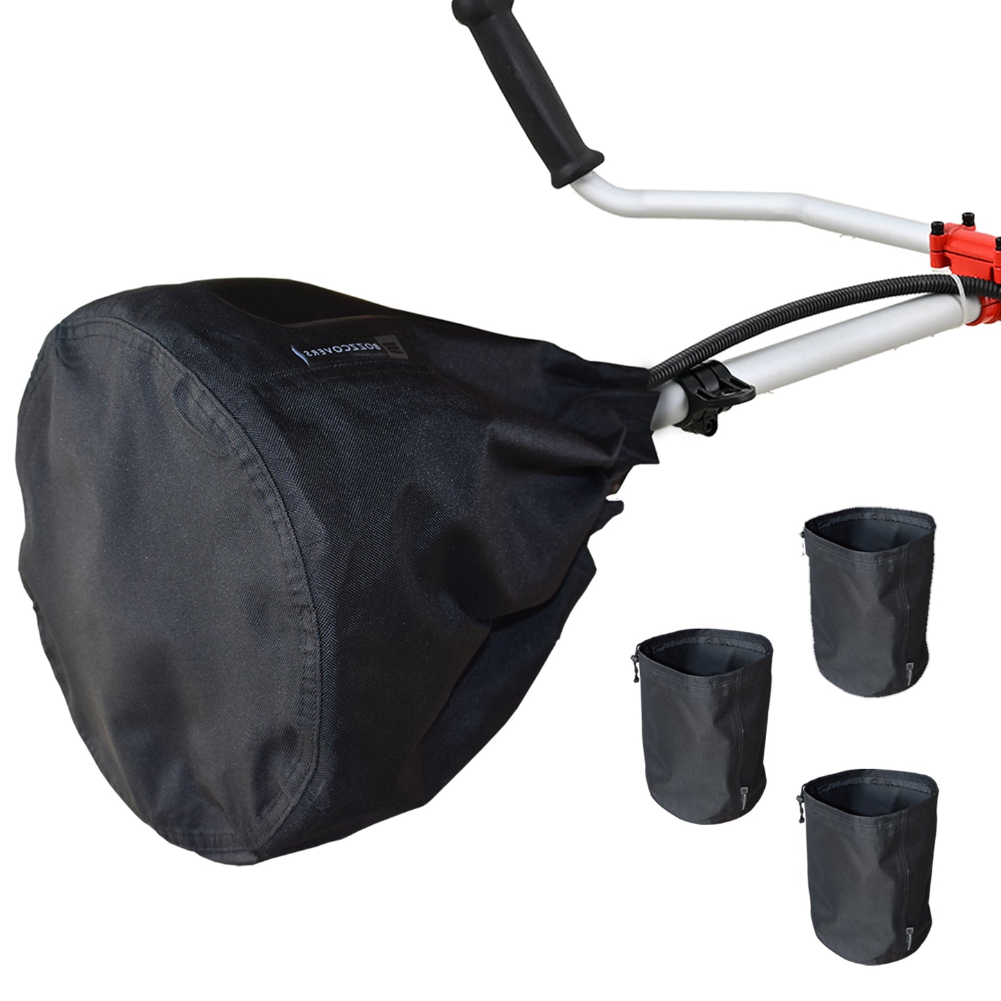 Trimmer Engine Cover - Waterproof Cover for Weed Eater, Pole Saw, String Trimmer etc. - Black