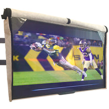 Load image into Gallery viewer, Outdoor TV Cover with Front Flap - Beige - Waterproof Protection, Bottom Cover
